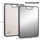 Reversible Cutting Board Titanium PP or Stainless Steel PP, Food Grade Non-Slip Durable V1188-MS-325-1414