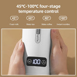 Portable Electric Kettle for Boiling Water 1.5Cup Tea Coffee Kettle with 4 Level Temperature Control V1294-YM0901-H48316W-US