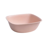 Household Plastic Wash Basin Dormitory Cute Square Laundry Basin Washbasin for Dishing Small Pink V1294-YM0716-3117220100812