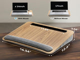 Portable Lap Desk for Students, Remote Workers & Readers Laptop Table with Wrist Rest, Storage V1107-CS-XSDNZ