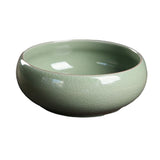 Ceramic Lotus Water Bowl Planter - Indoor Hydroponic Planting Pot Bonsai, Succulent Flower Pot V1369-AZ3-W-15032