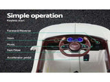 Kids Electric Ride On Car Bentley Licensed EXP12 Toy Cars Remote 12V White RCAR-EXP12-WH