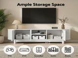 Artiss TV Unit Entertainment Unit Storage Cabinet 160cm White FURNI-N-TV160-WH
