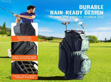 Golf Cart Bag with 14 Way Organizer Divider Top, 36 11 Pockets Premium Nylon Cart Bag, Durable Golf V952-TCB35YC10GJLC4OLOV0
