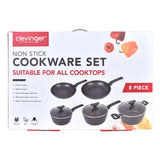 Clevinger 8 Piece Non-Stick Cookware Set V915-CV0254