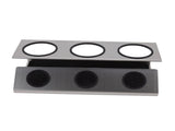 Bottle Drain Drying Rack 304 Stainless Steel Silicone Pad Silver 3 Holes Soda Bottle Drying Rack for V1294-YM0523-3118220075811