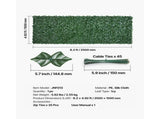 Ivy Privacy Fence, 1500 x 2490 mm Artificial Green Wall Screen, Greenery Ivy Fence with Strengthened V952-WLSRZZWQ1J59OTT0SV0