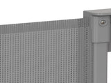 BoPeep Retractable Baby Safety Gates 150cm Grey 150 cm KD1134-150-GY