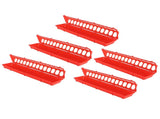5Set Thicken Bird Feeder Outdoor Hanging Plastic Pigeons Feeding Device Cage Accessory Red V1294-YM0901-3111210045211