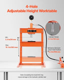 VEVOR 10 T Hydraulic Shop Press Hydraulic Press with Press Plate for Bending V952-YYYBSQCJYLJTRQRXFV0