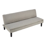 Sarantino 3 Seater Modular Faux Linen Fabric Sofa Bed Couch Light Grey SOFA-M2830-LNN-LGY