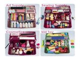 Plastic Storage Bins With Lid and Handle, Plastic Latch Storage Box, Stackable Storage Container, V1189-LWWAL-20260401-06966