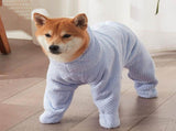 Pet Wearable Bathrobe Towel - Quick-drying, absorbent full-body cover with hood and V888-ELOSUNG54437