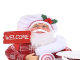 Santa Decoration Cute Image Santa Figurines Doll Toy Holiday Style Tabletop Santa Ornament for Party V1294-YM0901-3115240088513