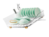Dish Drying Rack Multipurpose Large Capacity Detachable Space Saving Drain Holes Sink Drying Rack V1294-YM0901-3117230419911