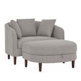 Accent Chair with Storage Ottoman V178-67292
