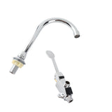Bathroom Basin Faucet Set Medicine Laboratory Foot Pedal Sink Water Tap Kit Accessory V1294-YM0901-3112200051711