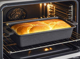 2-in-1 Cast Iron Bread Loaf Pan Tin with Lid Dual Use Baking Dish with Ergonomic Handles, V324-TSD-DULBREPOT