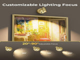 Spot Lights Indoor, Rechargeable Picture Light with Remote, Dimmable CCT Spotlight for Wall Art, V1171-CB-BOM001479-2