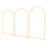 Arch Stand, Set of 3, 2.4/2.2/2 m, Stable Structure, Easy Assembly, Gold Metal Arch V952-BYDGMJSJT8FTVMGMA001V0