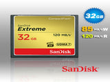 SanDisk 32GB Extreme CompactFlash Card with 120MB/s - SDCFXSB-032G V28-FFCSAN32GCFEB120