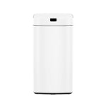 Devanti 45L Motion Sensor Bin Rubbish Automatic White SB-45L-S23-WH