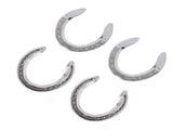 4pcs Horseshoes Aluminum Alloy Light Weight Reliable Practical Horse Riding Accessory for Racecourse V1294-YM0523-3111220079612