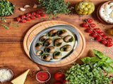 1Pack Snail Cookware Stainless Steel Plate for French Meal V1366-AZ2-W-20248