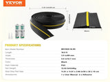 Garage Door Threshold Seal Strip, 16.5 FT Universal Door Floor Seal Strip with Adhesive, V952-MFTDT1J165YC2I8WIV0