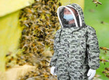 Double Zippers One Piece Bee Suit Beekeeping Protective Clothes with for Beekeeper V1294-YM0901-3111200086812