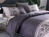 Striped Alpine Serenity Quilt / Doona / Duvet Cover set V745-AQ041709K3