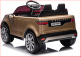 Land Rover Licensed 12V Electric Ride On kids Toy Car Champagne V580-CAR-OZ-LR-CHAMP