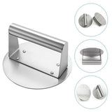 Stainless Steel Burger Press Tool for Perfectly Shaping Patties and Stuffed Burgers in Your Kitchen V1192-AZ-W-30686