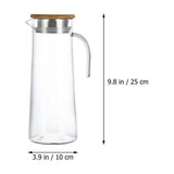 Clear Acrylic Water Pitcher with Lid Transparent for Home and Office V1192-AZ-W-25021