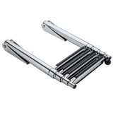 Telescoping Marine Ladder with 316 Stainless Steel Frame and Anti-Slip Steps for Boats, Yachts, V1341-ZY-ZC93S74A-3-STEP