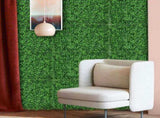 Artificial Boxwood Hedge Panel 15.7*23.6inch - Simulation Plants Wall Decoration Fake Greenery Mat V1366-AZ2-W-19785