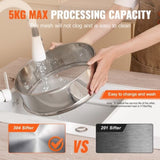 VEVOR Electric Vibrating Sieve Machine with 40+100 Mesh Automatic Sifter Shaker V952-ZDZSJLD40M10IODSAV3