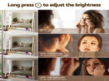 Embellir 100x70cm Makeup Mirror 360 degree Rotatable Vanity Mirror 10x magnifing MM-E-FRAME-70100LED-ZJ