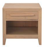 Dion 1-Drawer Solid Mindi Bedside Table V199-BS001LELNI