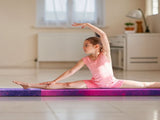 8FT Folding Balance Beam for Kids, 136.1KG Stable Support Gymnastics Floor Beam with Non-Slip Mat, V952-BKSJPHM8FT4I5V6S9001V0