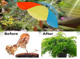 Umbrellas for Outdoor Plants, Large Garden Umbrella Shade Upgraded Adjustable Angle Height for V1366-AZ2-W-16773