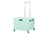 Folding Shopping Trolley Cart Portable Green STP1001-65L-GN