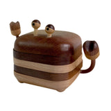 Wooden Square Drink Coasters for Kitchen Countertop Restaurant V1263-JX-5442