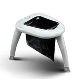 Weisshorn Portable Folding Toilet Camping Outdoor Caravan Plastic Bag CAMP-TOILET-EPOT-HL-GR