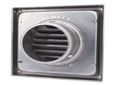 Exterior Wall Vent Cover with Flats 100mm Square SUS304 Stainless Steel Dryer Exhaust Vent Cover for V1294-YM0901-3114240091311