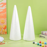 2pcs Foam Cones Christmas Tree Cones for DIY Modeling Craft Floral Arranging Supplies V1188-WTJ-LZZ-00742