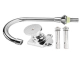 G1/2in Thread Copper Floor Mounted Foot Pedal Basin Faucet Sink Tap Set for Hospital Laboratory V1294-YM0901-3112200103711