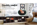 Artiss Shoe Rack Cabinet Bench 10 Cubes - Walnut FURNI-O-SHOE-BEN102-WAL