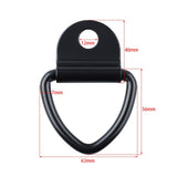 10 Pack Bed Tie Down Anchors V Rings 992lb Surface Mounting On Bed Desk Rail for Trailer Cargo Truck V1192-AZ-W-3086