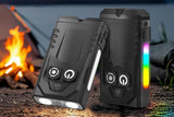 Aluminum Alloy Portable Mini Flashlight with 365nm UV Light and RGB Side Lamp V1308-DSZKI-39